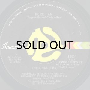画像1: THE CHI-LITES / HERE I AM b/w IT'S TIME FOR LOVE (45's)  (1)