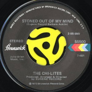 画像1: THE CHI-LITES / STONED OUT OF MY MIND (45's) (1)