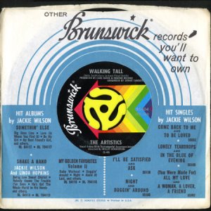 画像3: THE ARTISTICS / WALKING TALL b/w WHAT HAPPENED (45's) (3)