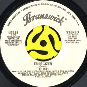 画像2: TOUCH / ENERGIZER (45's) (WHITE PROMO) (2)