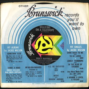 画像3: PERCY MAYFIELD / WALKING ON A TIGHTROPE (45's) (3)