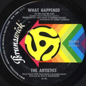 画像2: THE ARTISTICS / WALKING TALL b/w WHAT HAPPENED (45's) (2)