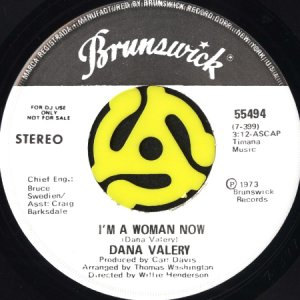 画像2: DANA VALERY / I'M A WOMAN NOW (45's) (WHITE PROMO) (2)
