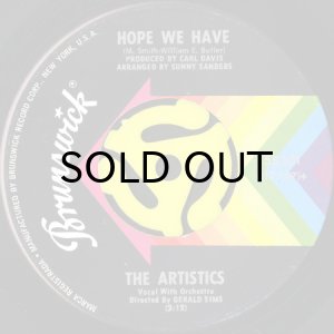 画像2: THE ARTISTICS / I'M GONNA MISS YOU b/w HOPE WE HAVE (45's) (2)