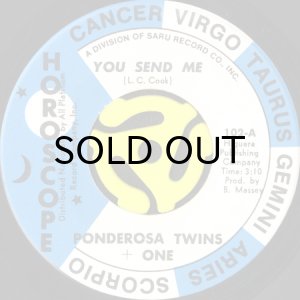 画像1: PONDEROSA TWINS + ONE / YOU SEND ME b/w HEY GIRL (45's) (1)