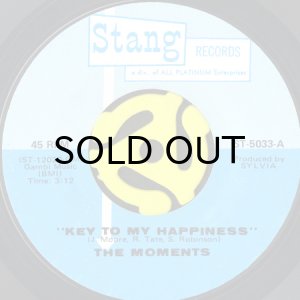 画像1: THE MOMENTS / KEY TO MY HAPPINESS b/w TO YOU WITH LOVE (45's) (1)