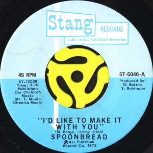 画像1: SPOONBREAD / I'D LIKE TO MAKE IT WITH YOU b/w NATURE GIRL (45's) (1)