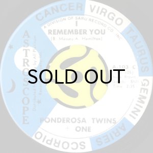 画像2: PONDEROSA TWINS + ONE / BOUND b/w I REMEMBER YOU (45's) (2)