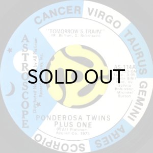 画像1: PONDEROSA TWINS + ONE / TOMORROW'S TRAIN (45's) (1)