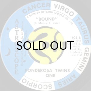 画像1: PONDEROSA TWINS + ONE / BOUND b/w I REMEMBER YOU (45's) (1)