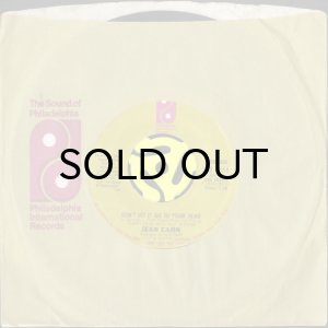 画像3: JEAN CARN / DON'T LET IT GO TO YOUR HEAD (45's) (3)