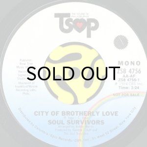 画像1: SOUL SURVIVORS / CITY OF BROTHERLY LOVE (45's) (PROMO) (1)