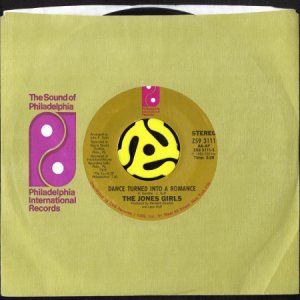 画像3: THE JONES GIRLS / DANCE TURNED INTO A ROMANCE (45's) (3)
