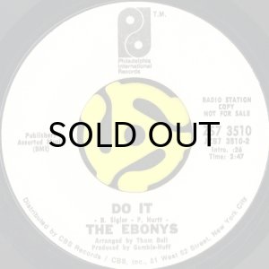 画像2: THE EBONYS / DETERMINATION b/w DO IT (45's) (WHITE PROMO) (2)