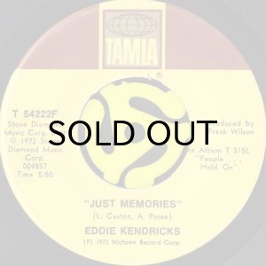 画像2: EDDIE KENDRICKS / IF YOU LET ME b/w JUST MEMORIES (45's) (2)
