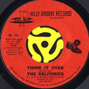 画像1: THE DELFONICS / THINK IT OVER b/w I'M A MAN (45's) (1)