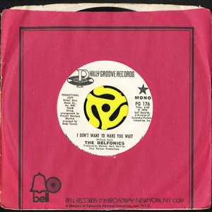 画像3: THE DELFONICS / I DON'T WANT TO MAKE YOU WAIT (45's) (WHITE PROMO) (3)