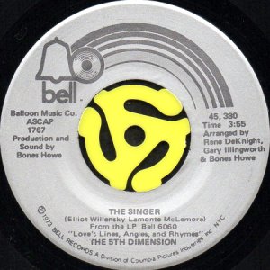 画像2: THE 5TH DIMENSION / ASHES TO ASHES (45's) (VINYL PRESS) (2)