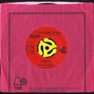 画像3: THE DELFONICS / I'M SORRY b/w YOU'RE GONE (45's) (VINYL PRESS) (3)
