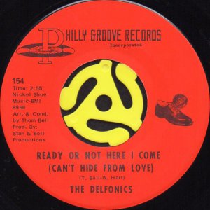 画像1: THE DELFONICS / READY OR NOT HERE I COME (45's) (VINYL PRESS) (1)