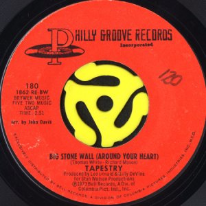 画像1: TAPESTRY / BIG STONE WALL (AROUND YOUR HEART) (45's) (1)