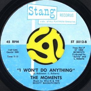 画像2: THE MOMENTS / LOVE ON A TWO WAY STREET (45's) (2)