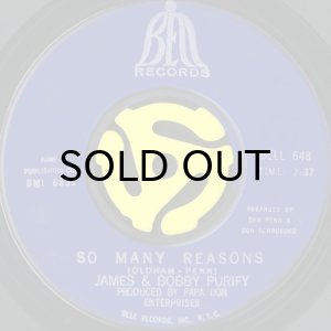 画像2: JAMES & BOBBY PURIFY / I'M YOUR PUPPET (45's) (2)