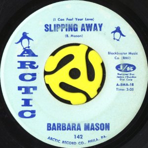 画像1: BARBARA MASON / (I CAN FEEL YOUR LOVE) SLIPPING AWAY b/w HALF A LOVE (45's) (1)