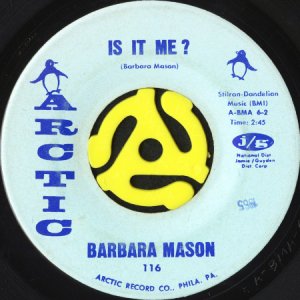 画像1: BARBARA MASON / IS IT ME? b/w DON'T EVER WANT TO LOSE YOUR LOVE (45's) (1)