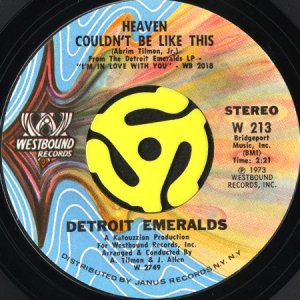 画像2: DETROIT EMERALDS / YOU'RE GETTIN' A LITTLE TOO SMART (45's) (2)