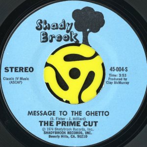 画像2: THE PRIME CUT / HEY PEARL b/w MESSAGE TO THE GHETTO (45's) (2)