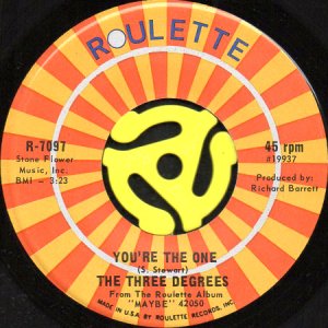 画像1: THE THREE DEGREES / YOU'RE THE ONE (45's) (1)