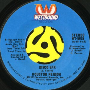 画像2: HOUSTON PERSON / FOR THE LOVE OF YOU (45's) (2)