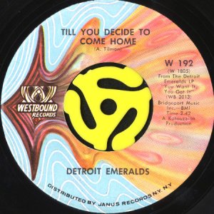 画像2: DETROIT EMERALDS / YOU WANT IT, YOU GOT IT (45's) (2)