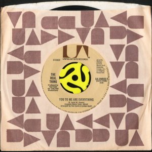 画像3: THE REAL THING / YOU TO ME ARE EVERYTHING (45's) (3)