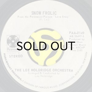 画像2: THE LEE HOLDRIDGE ORCHESTRA / VICTORY IS PEACE (OLYMPIC FLAME) b/w SNOW FROLIC (45's) (2)