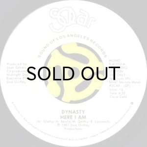 画像1: DYNASTY / HERE I AM (45's) (WHITE PROMO) (1)