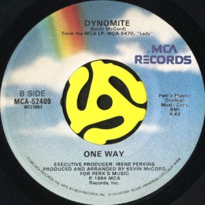 画像2: ONE WAY / MR. GROOVE b/w DYNOMITE (45's) (2)