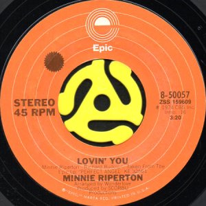 画像1: MINNIE RIPERTON / LOVIN' YOU (45's) (1)