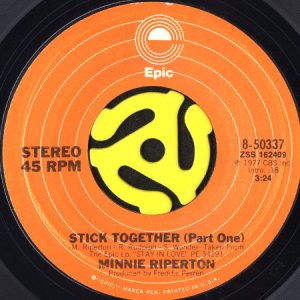 画像1: MINNIE RIPERTON / STICK TOGETHER (45's) (1)
