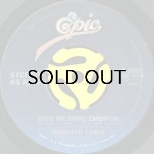 画像1: WEBSTER LEWIS / GIVE ME SOME EMOTION b/w I WANT TO BLOW (MY HORN) (45's) (1)