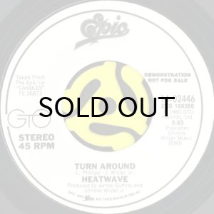 画像1: HEATWAVE / TURN AROUND (45's) (WHITE PROMO) (1)