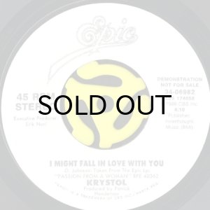 画像1: KRYSTOL / I MIGHT FALL IN LOVE WITH YOU (45's) (WHITE PROMO) (1)