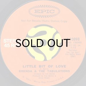 画像2: BRENDA & THE TABULATIONS / LITTLE BIT OF LOVE (45's) (WHITE PROMO) (2)