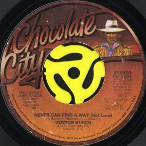 画像1: VERNON BURCH / NEVER CAN FIND A WAY b/w DR. DO IT GOOD (45's) (1)