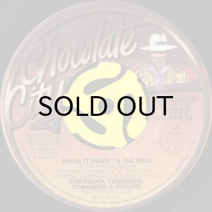 画像2: TOWNSEND, TOWNSEND, TOWNSEND & ROGERS / BRING IT DOWN TO THE REAL (45's) (PROMO) (VINYL PRESS) (2)