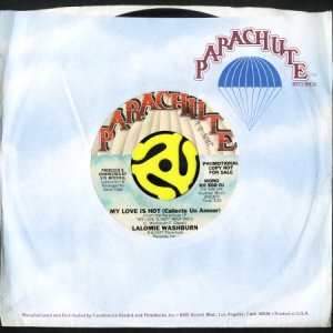 画像3: LALOMIE WASHBURN / MY LOVE IS HOT (45's) (PROMO) (3)