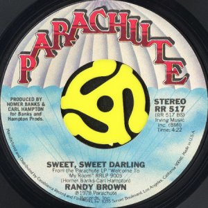 画像2: RANDY BROWN / I WANNA MAKE LOVE TO YOU b/w SWEET, SWEET DARLING (45's) (2)