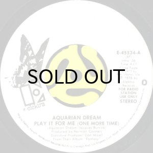 画像1: AQUARIAN DREAM / PLAY IT FOR ME b/w YESTERDAY (WAS SO NICE TODAY) (45's) (WHITE PROMO) (VINYL PRESS) (1)