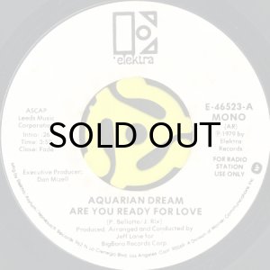 画像1: AQUARIAN DREAM / ARE YOU READY FOR LOVE (45's) (WHITE PROMO) (1)